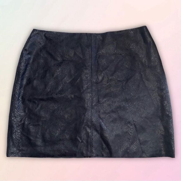 Retro, Britt Ryan, Black, Faux Snake Skin, Mini Skirt - Picture 16 of 16
